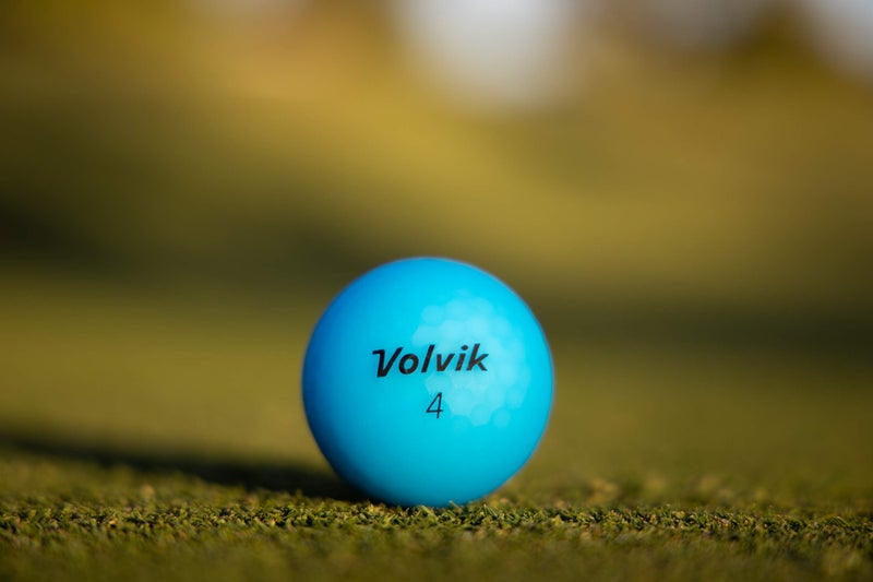 Volvik Vivid Golf Balls - Matte Blue, Dozen - Image 2